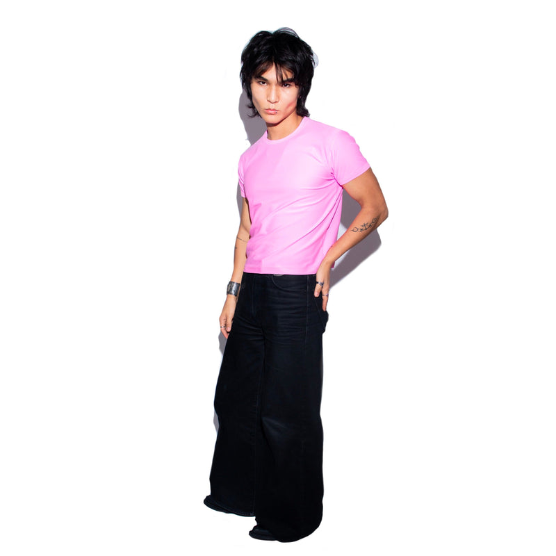 Perfect Crop T-Shirt - Rosa