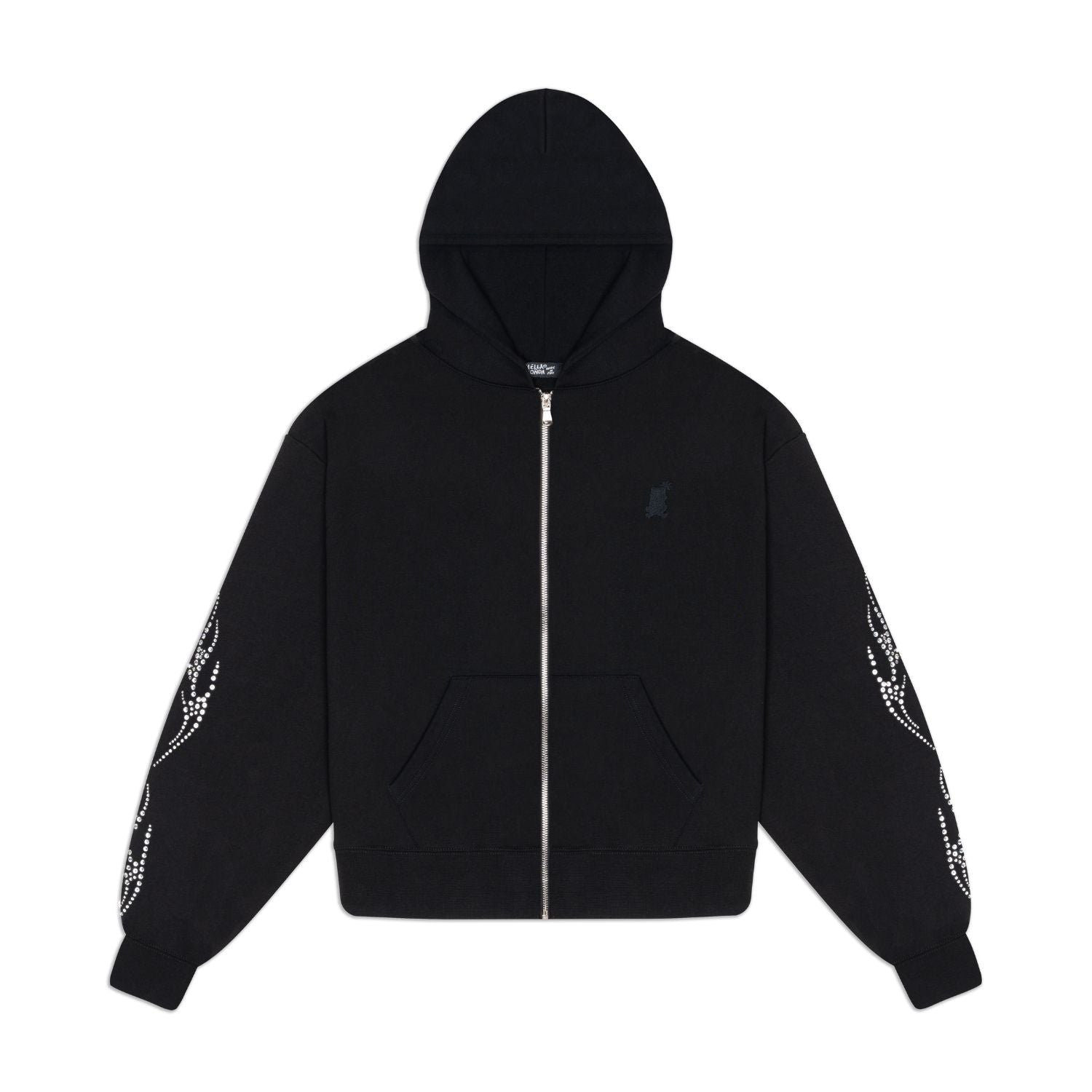 Racing Zip Hoodie - Nero