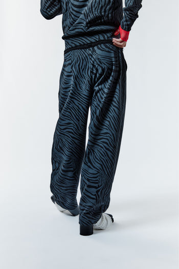 ZEBRA BITE SWEATPANTS - BLACK