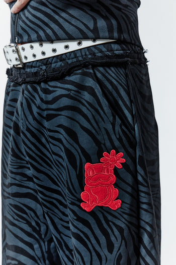 ZEBRA BITE SWEATPANTS - BLACK