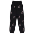 Froggy Crystal Joggers - Black