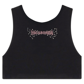 Tank Crop Top - Black