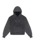 Flame Hoodie - Washed Black