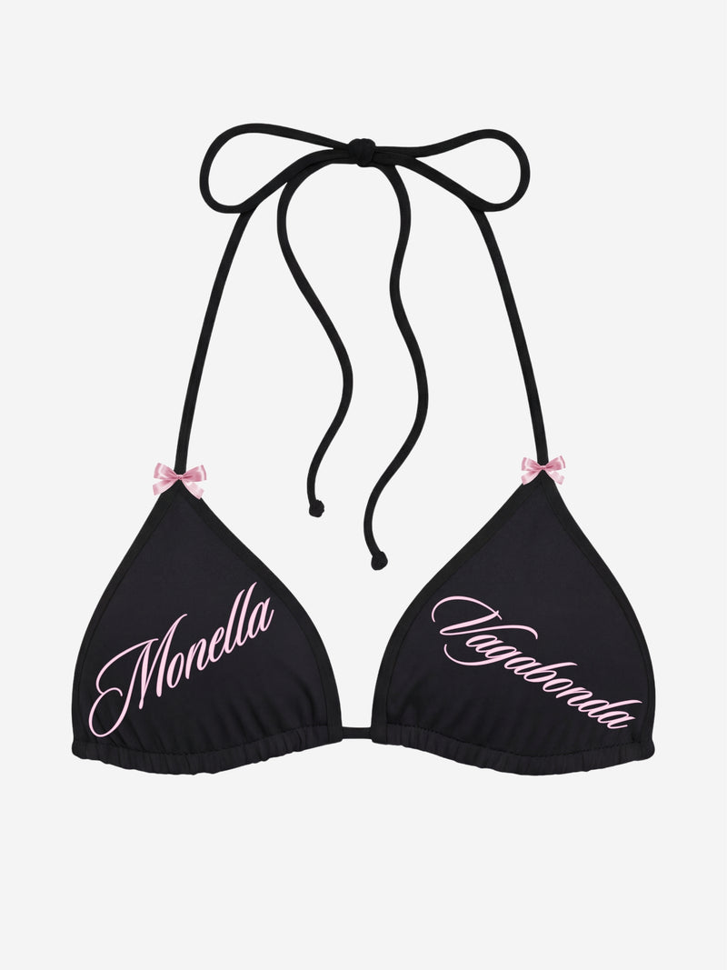 BAGNATA BIKINI TOP BLACK