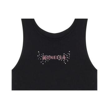 Tank Crop Top - Black