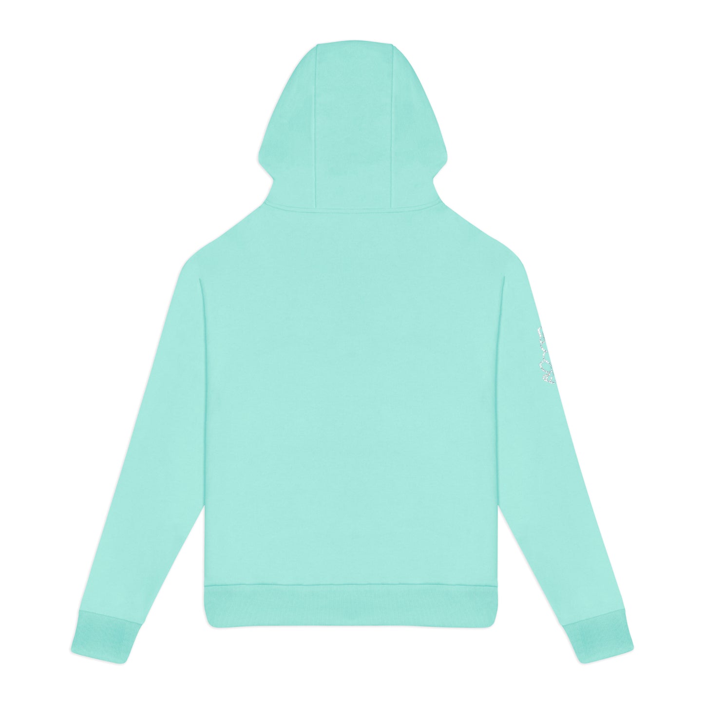 Crystal boxy hoodie - Verde Acqua