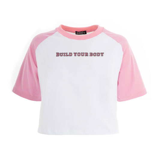 T-shirt Self-made Body - Rosa